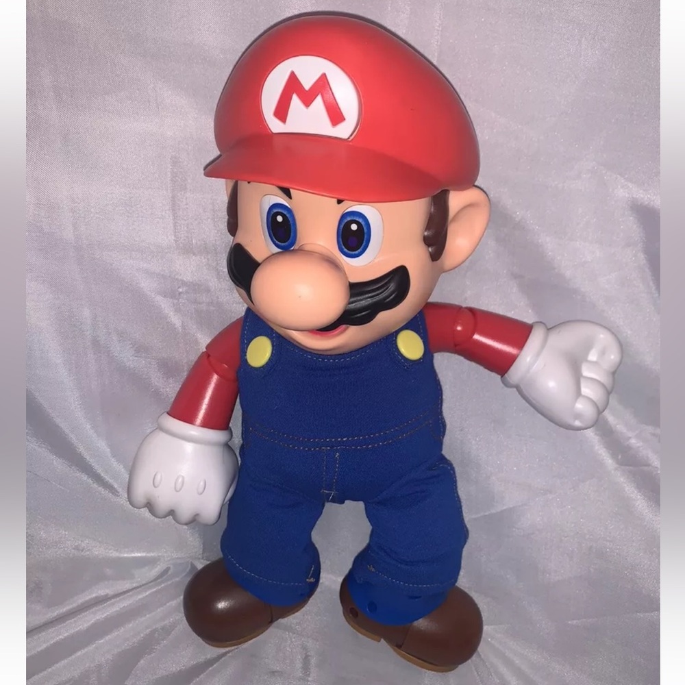 Jakks Super Mario It's-A Me, Mario! Talking 12 Inch Figure 30+ Phrases & Sounds